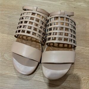 Corso Como Cushioned Leather Sandals